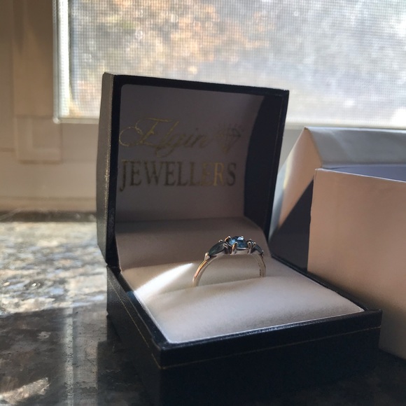 Blue stone Pandora ring - Picture 2 of 3